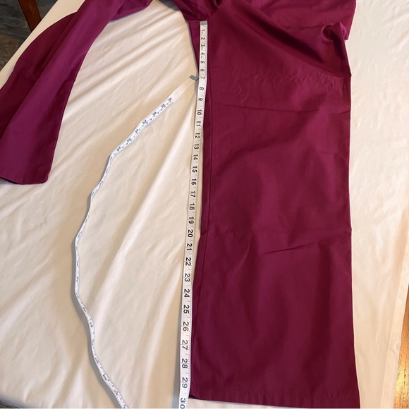 Cherokee Workwear Scrub Pants, M, Wine - Picture 7 of 7
